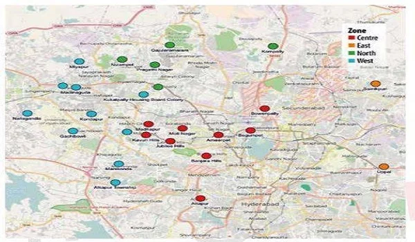 West Hyderabad Map